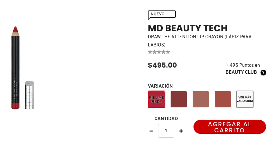 Maquillaje de Martha Debayle