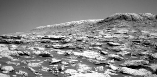 Estructuras montañosas en Marte