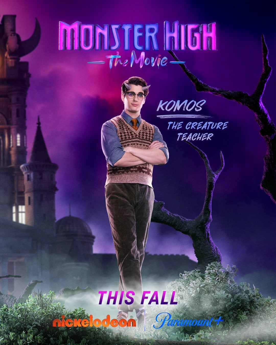 Kyle Selig es el profesor Komos en la película Monster High