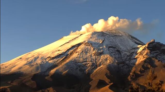 Volcán Popocatépetl el 22 de agosto