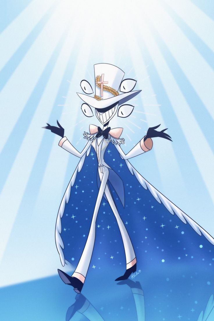Fanart de Dios en Hazbin Hotel