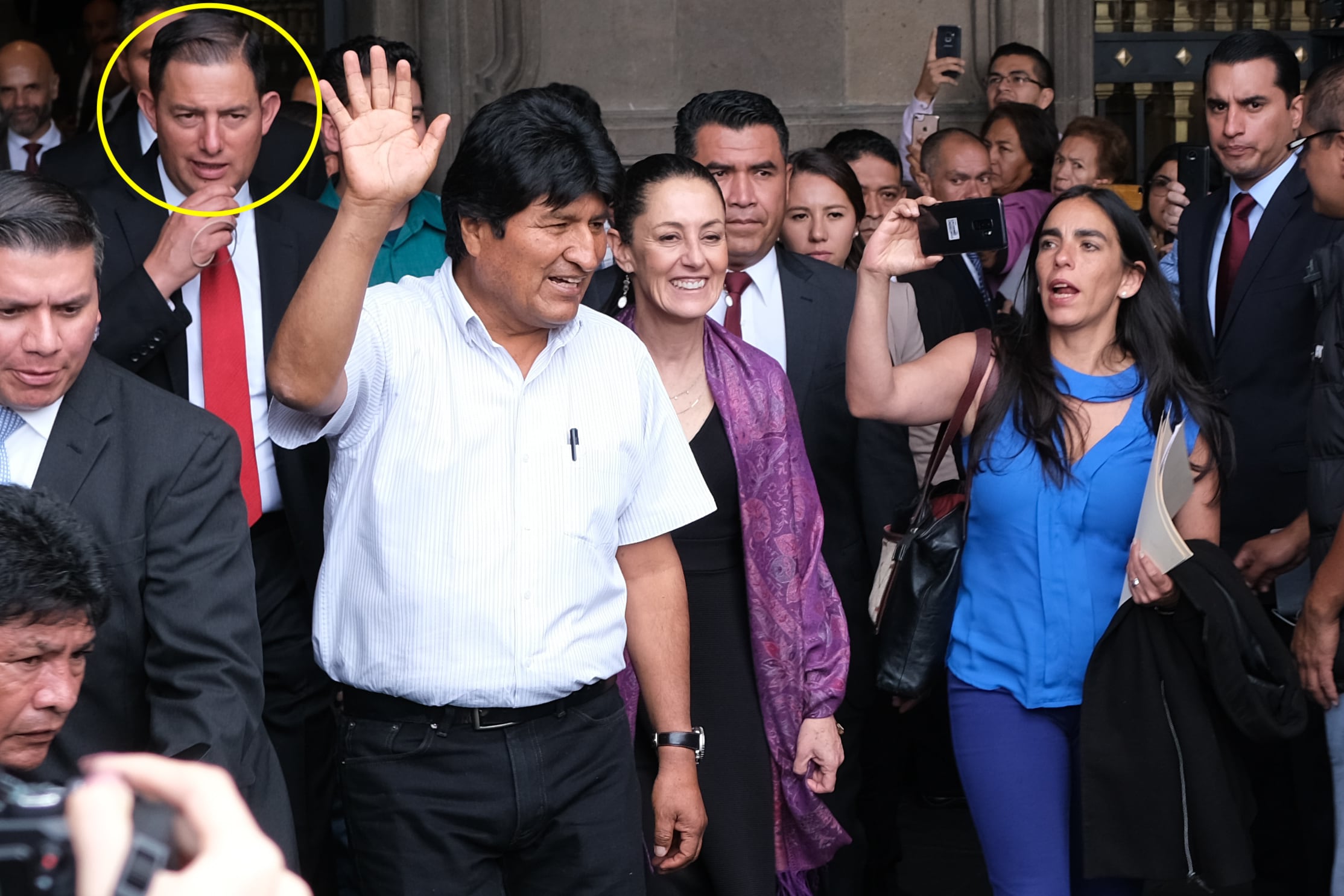 Seguridad de Evo Morales.