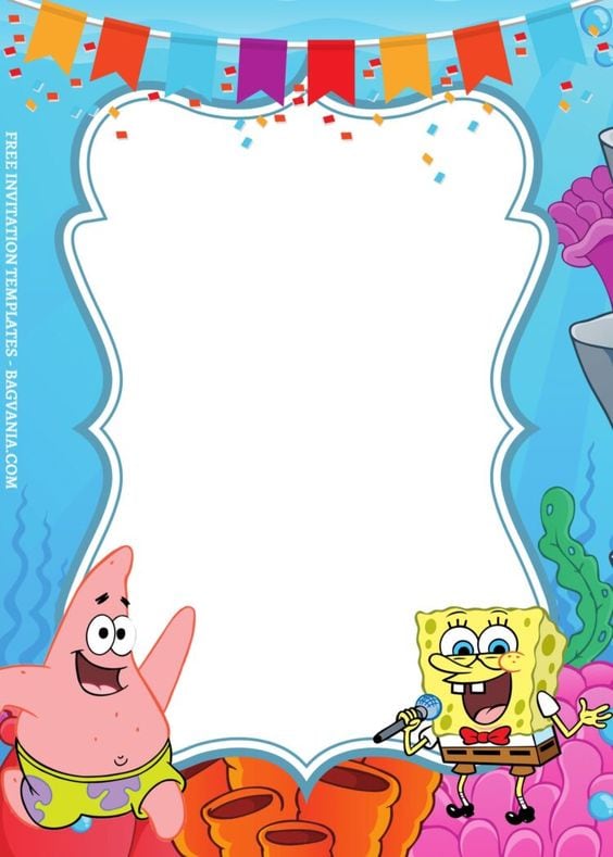 Tarjetas de Bob Esponja de cumpleaños