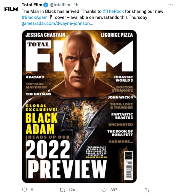 Primer vistazo a Dwayne Johnson con el traje de Black Adam