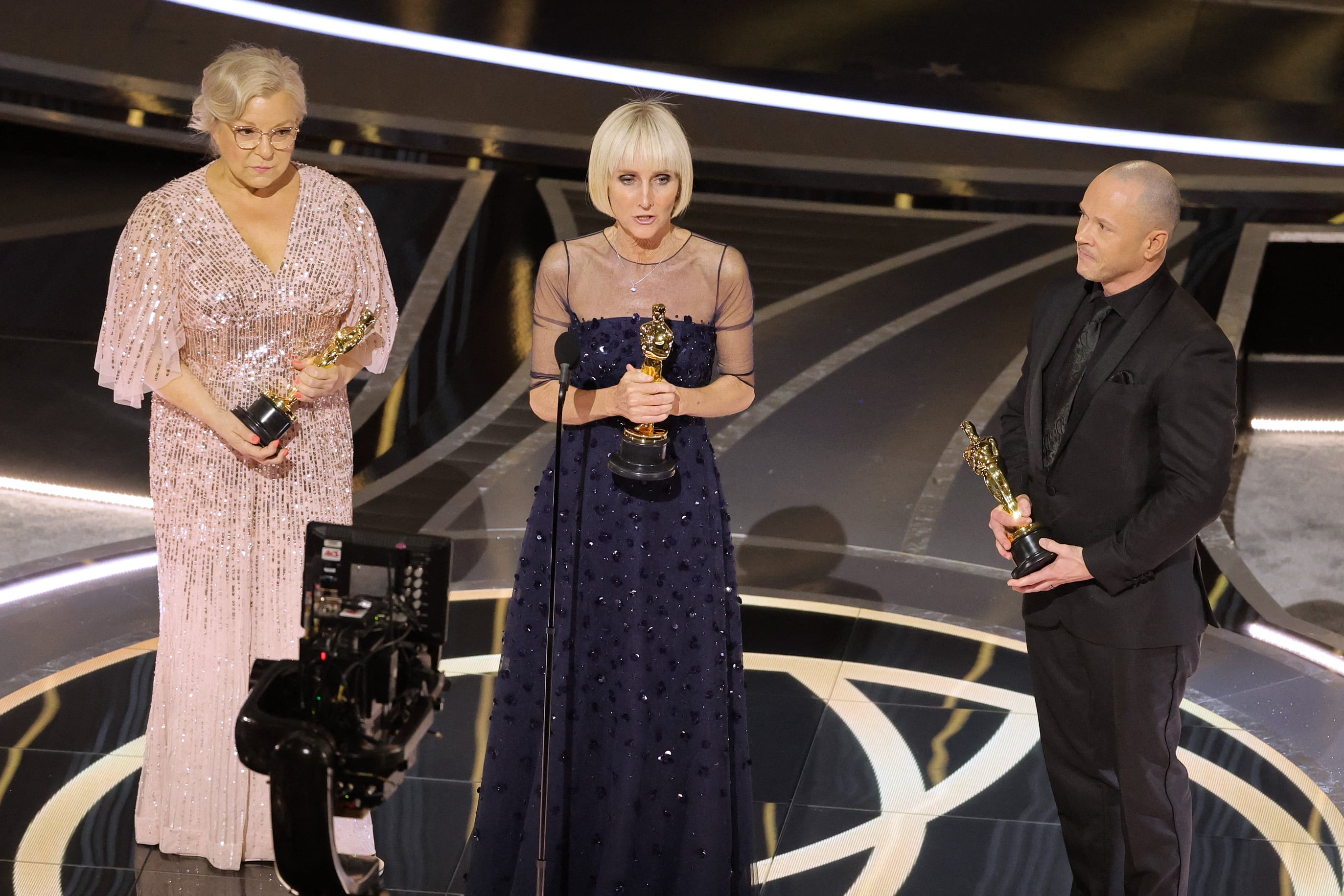 Linda Dowds participo en la película 'Los ojos de Tammy Faye'