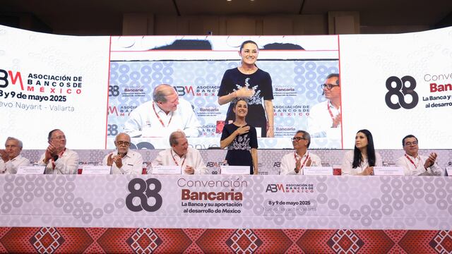 Claudia Sheinbaum en la Convención Bancaria 2025