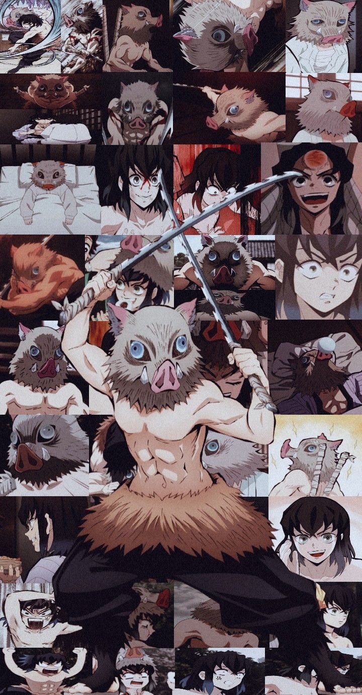 Fondos de pantalla de Inosuke Hashibira de Demon Slayer: Kimetsu no Yaiba