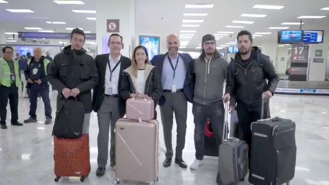 Los jóvenes ya se encuentran en México.