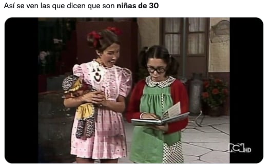 Memes Niñas de 30