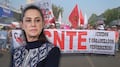 Sección 22 de la CNTE rechaza fin de protestas e insiste en reunión con Sheinbaum
