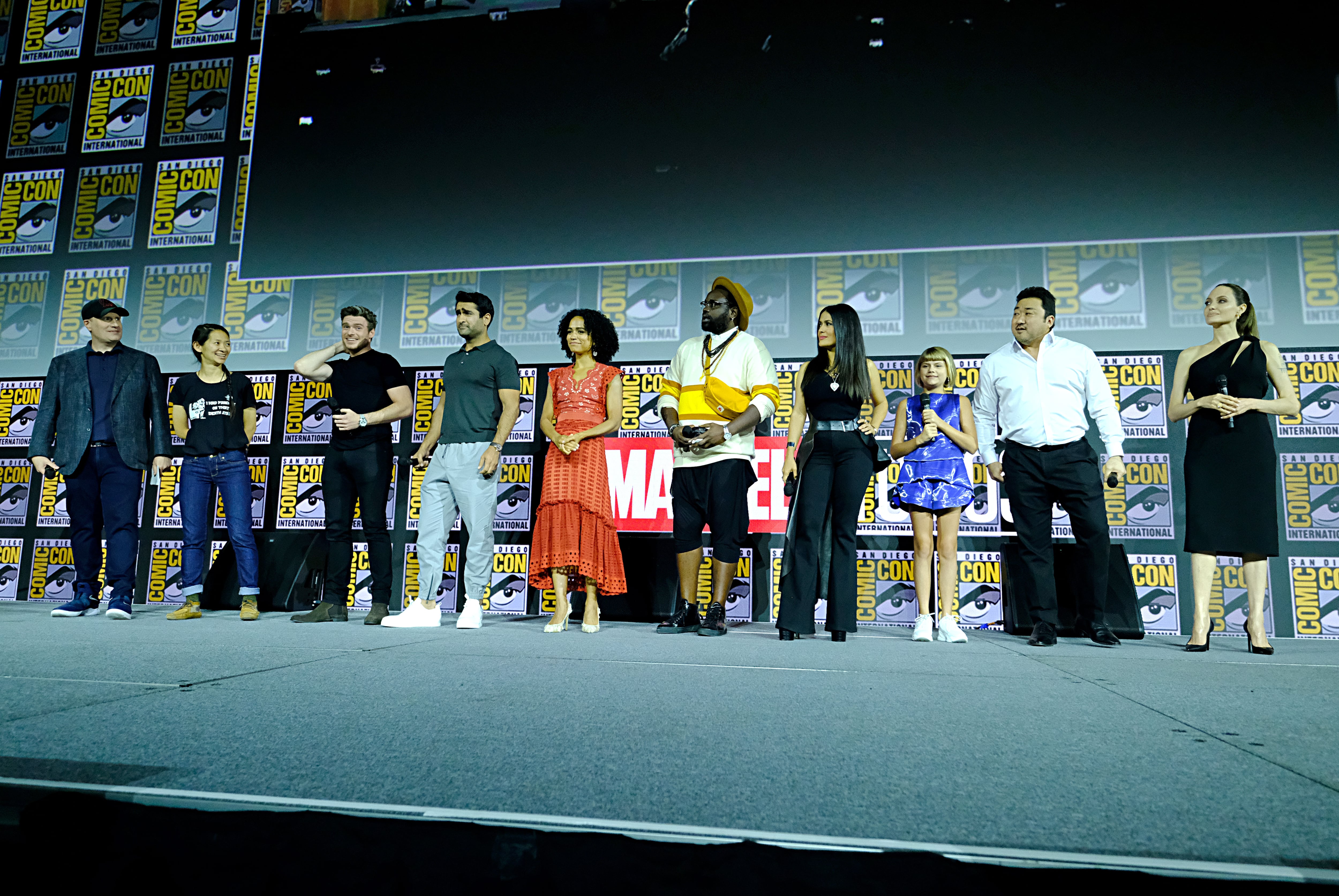 Presentación de The Eternals en Comic Con 2019