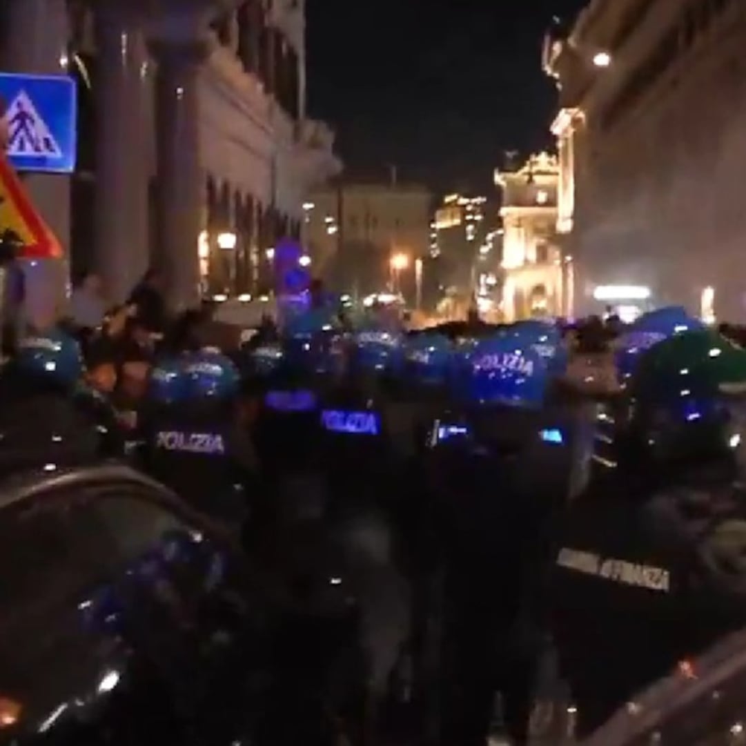 Italia se suma a protestas por aumento en el costo de vida: hay 371 detenidos