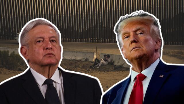 Andrés Manuel López Obrador, presidente de México, y Donald Trump, presidente de los Estados Unidos