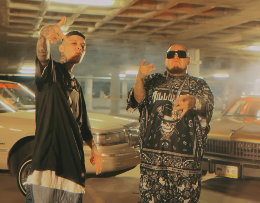 El Millonario y Santa Fe Klan en el video "Los Mismos".