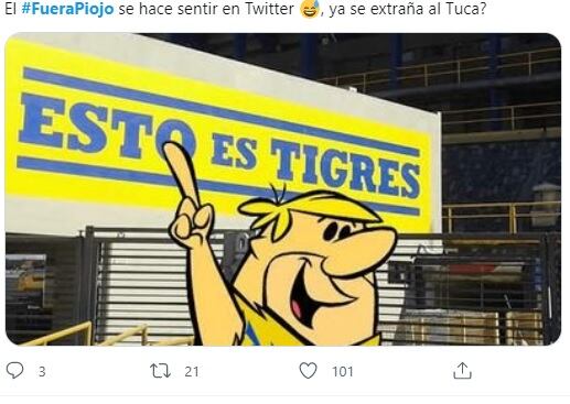 Meme sobre #FueraPiojo