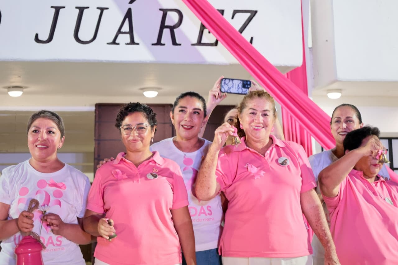 Benito Juárez se pinta de rosa