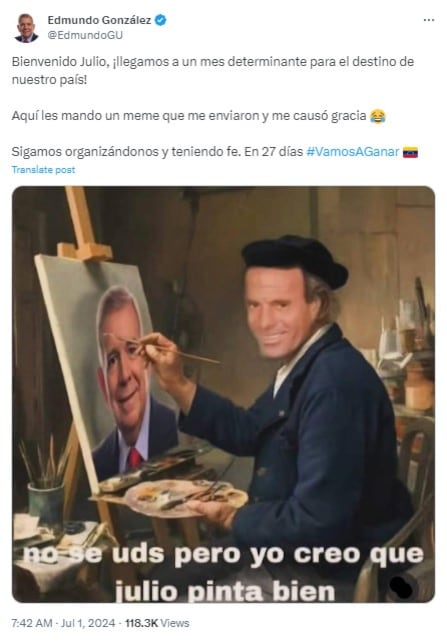 Memes de julio no descansan al clásico Julio Iglesias para darle la bienvenida al séptimo mes