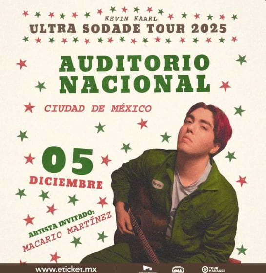 Kevin Kaarl en el Auditorio Nacional