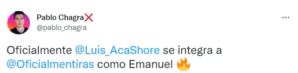 Pablo Chagra confirma que Luis 'Potro' Caballero llega a Mentiras: el musical.