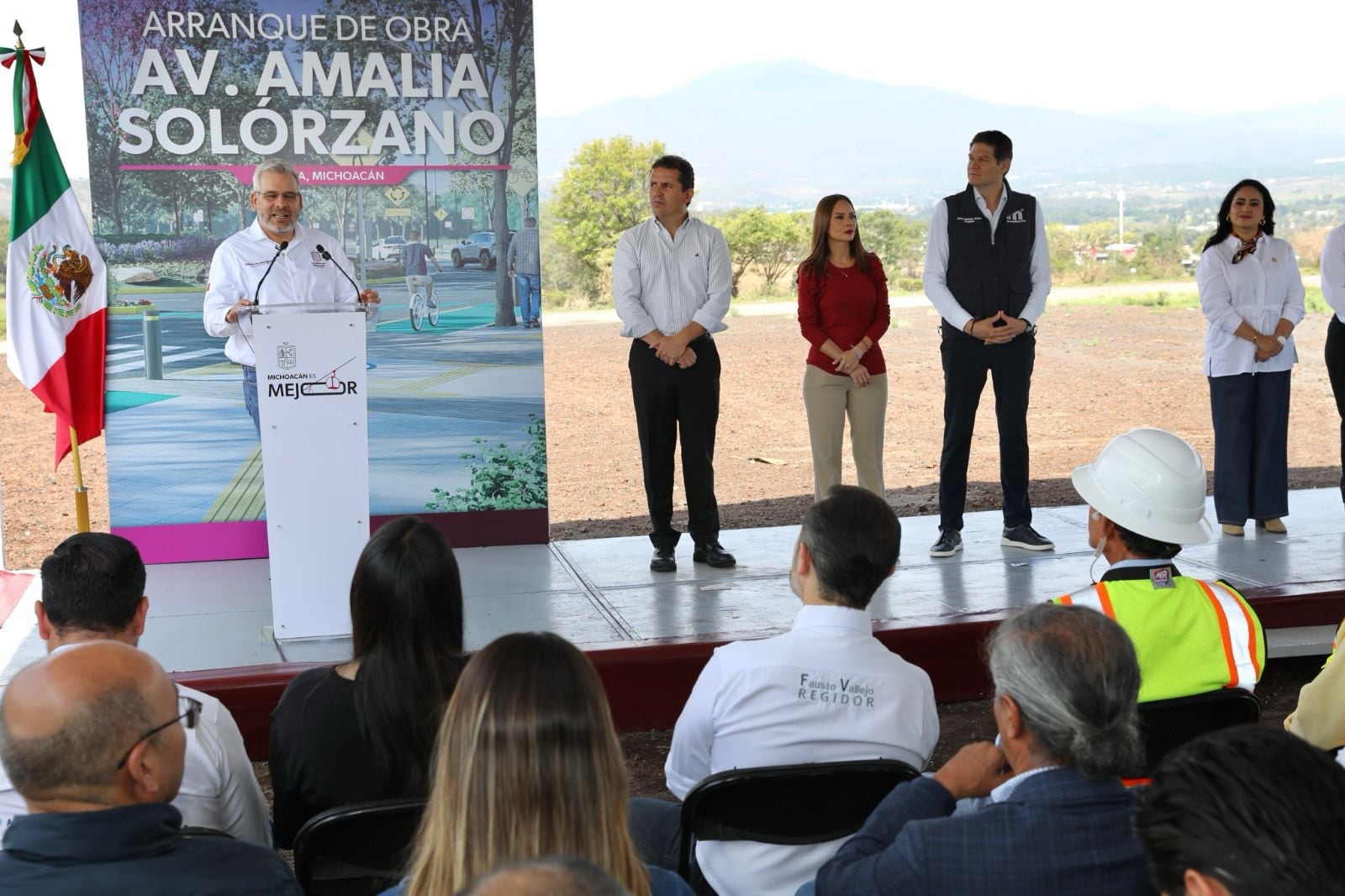 Alfredo Ramírez Bedolla arranca ampliación de avenida en Morelia