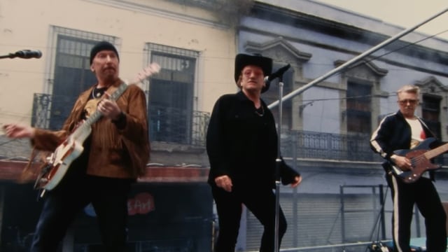 Video de U2 de su canción Street of Dreams en la Ciudad de México.