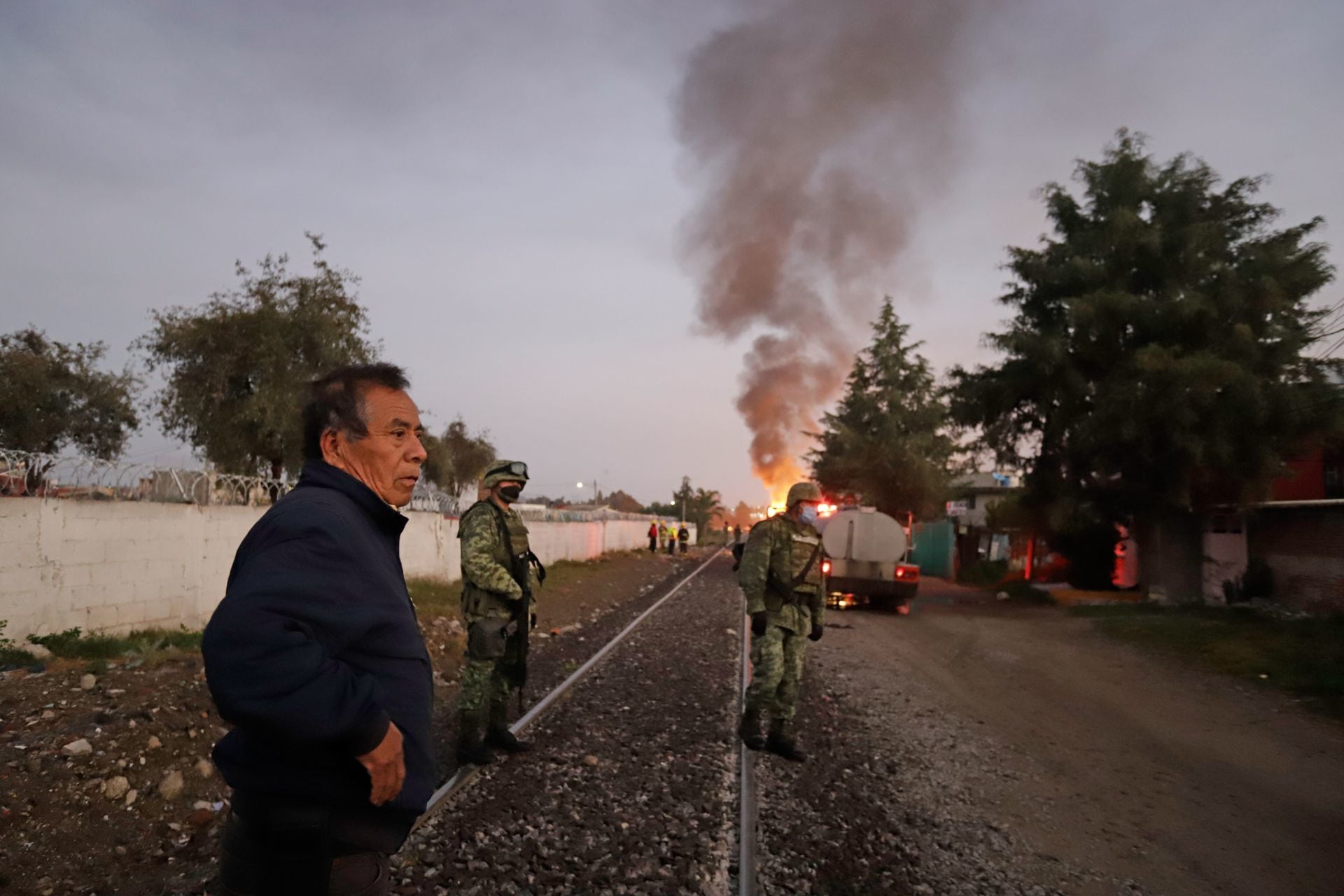 Explosión de ducto de Pemex en Puebla