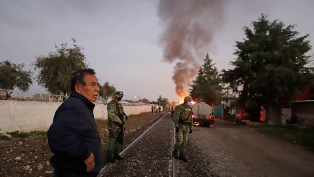 Explosión de ducto de Pemex en Puebla