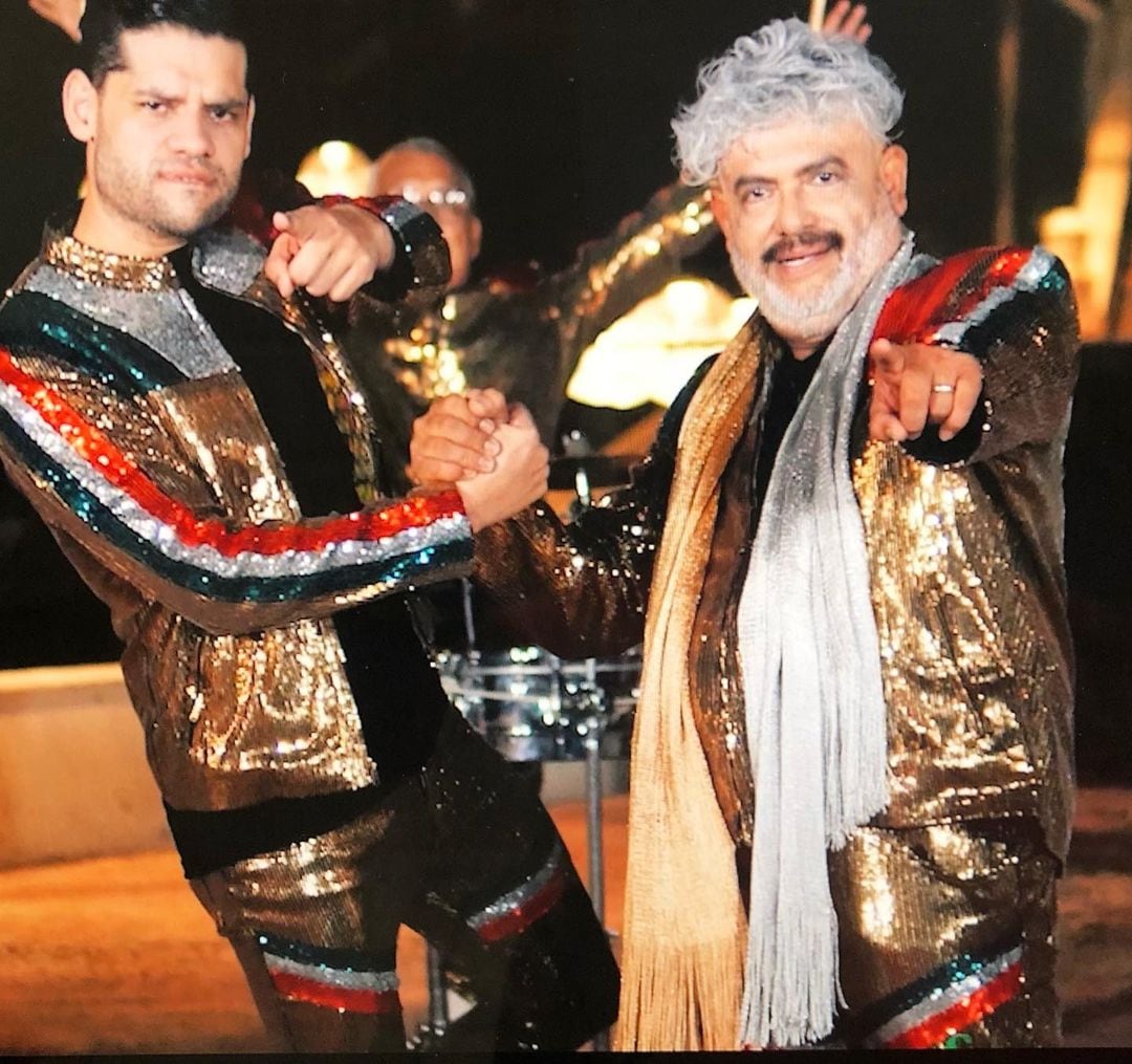 Casimiro Zamudio y su hijo Alan.