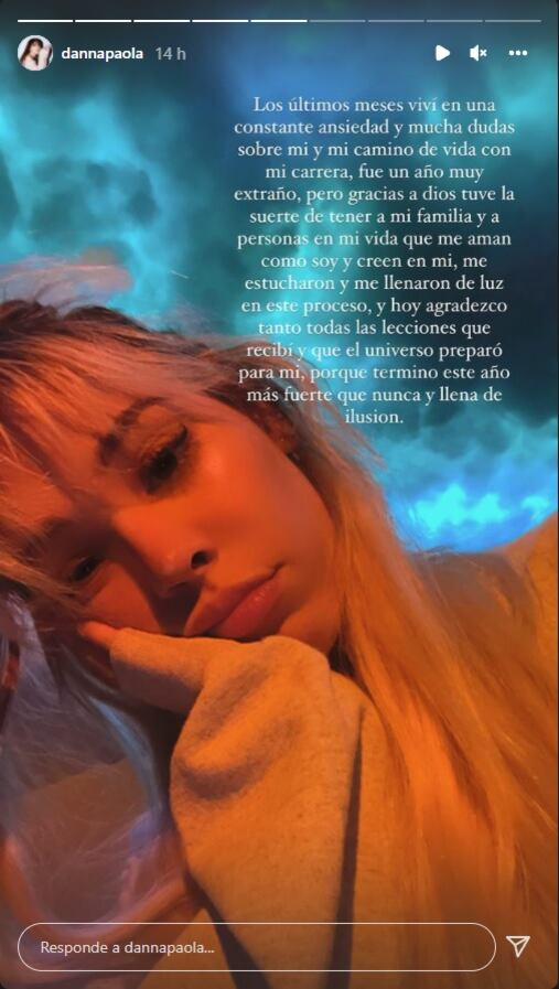 Danna Paola dudó sobre su carrera