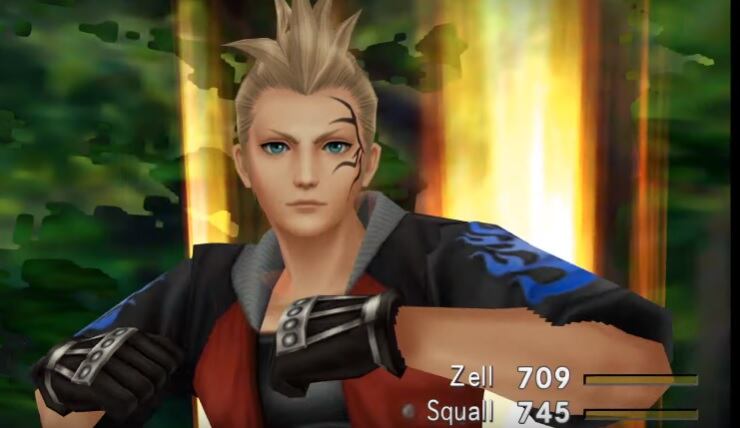 Zell en Final Fantasy VIII Remastered