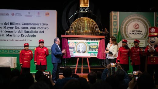 Lotería Nacional rinde homenaje al bicentenario del natalicio del General Mariano Escobedo