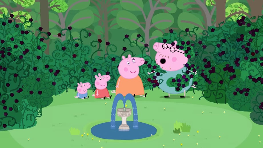 Peppa Pig, bosque