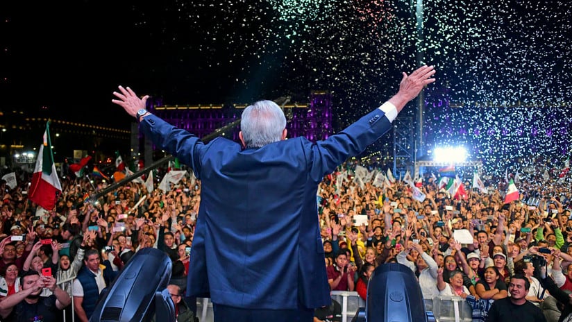 AMLO en el Zócalo