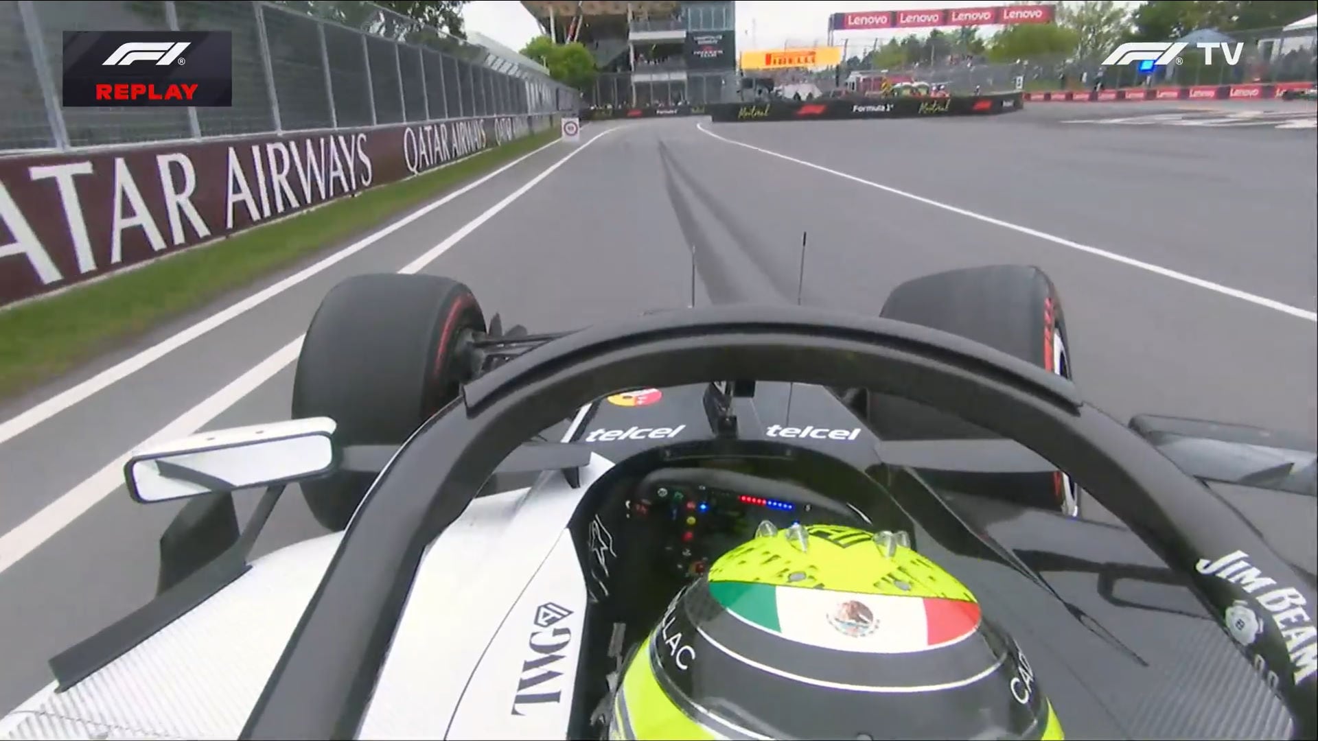 Checo Pérez abandona el GP de Canadá