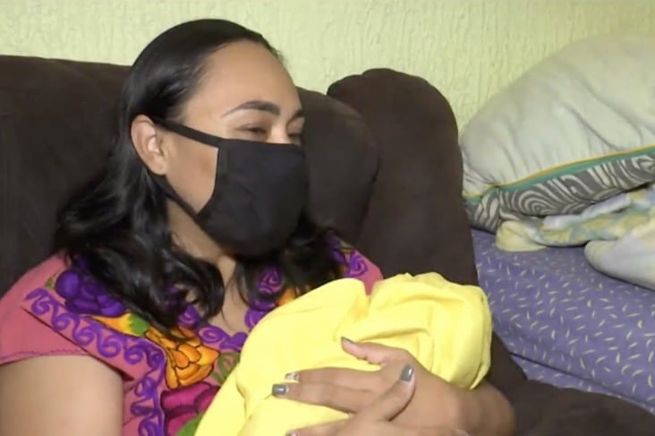 Sheila, mamá de bebé contagiada de Covid-19 en Tabasco
