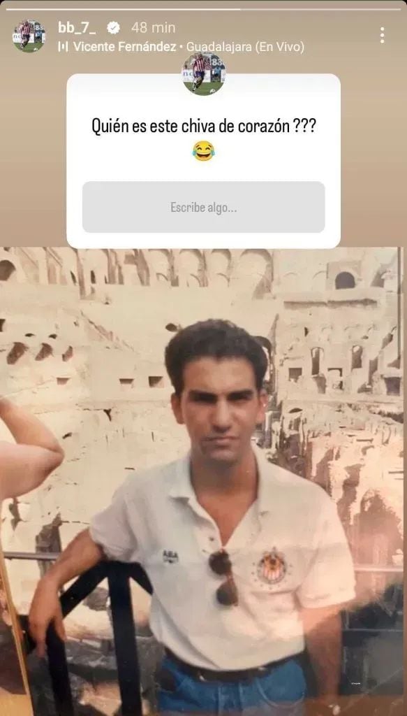 Pedro Antonio Flores con la playera las Chivas (captura de pantalla)