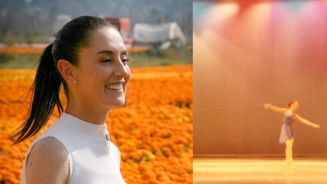 Claudia Sheinbaum muestra su faceta como joven bailarina