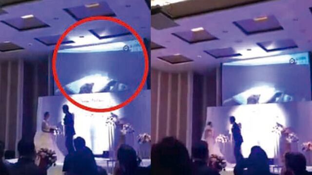 Exhibe infidelidad de su novia en plena boda.