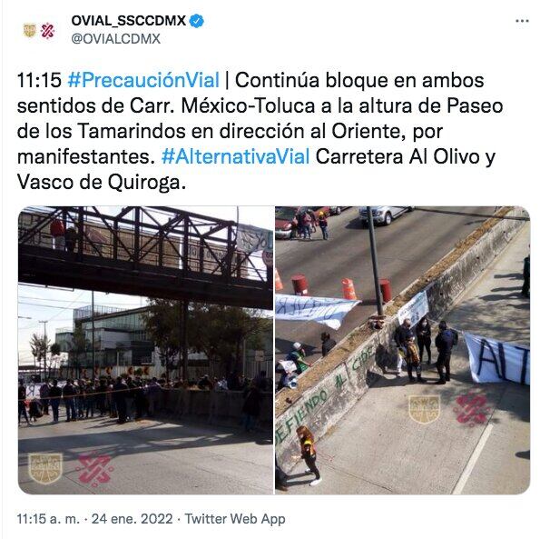 Manifestantes del CIDE