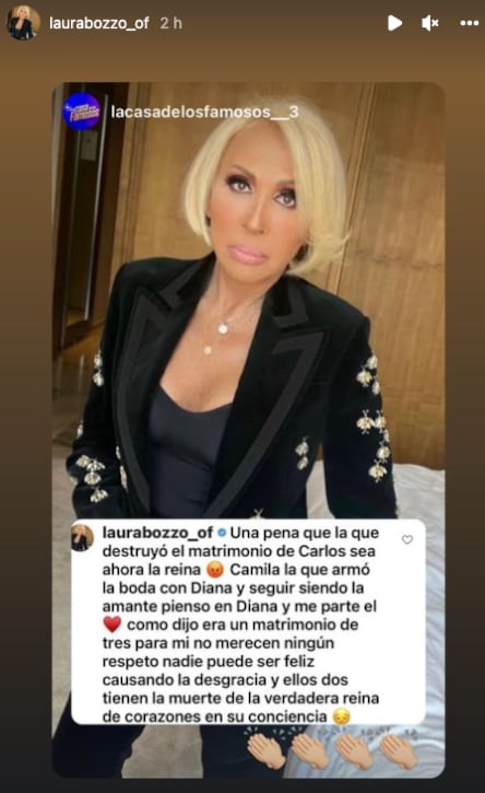 Laura Bozzo explota contra Carlos de Gales y Camila de Cornualles