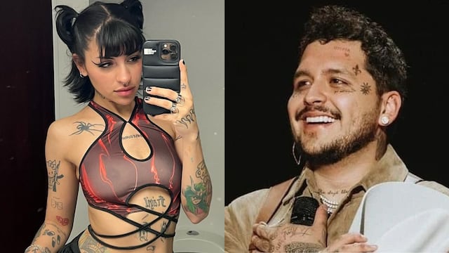 Cazzu y Christian Nodal.