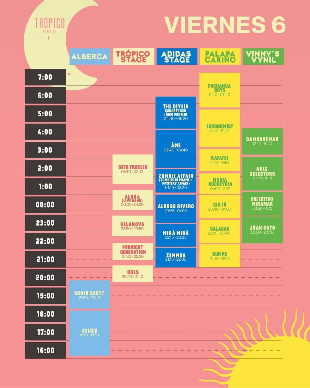 Horarios Trópico 2024: A qué hora empieza y a qué hora termina el 6, 7 y 8 de diciembre