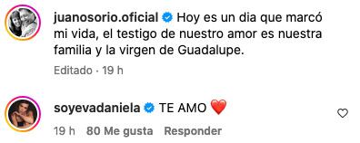 Juan Osorio y Eva Daniela celebran su fiesta de matrimonio.