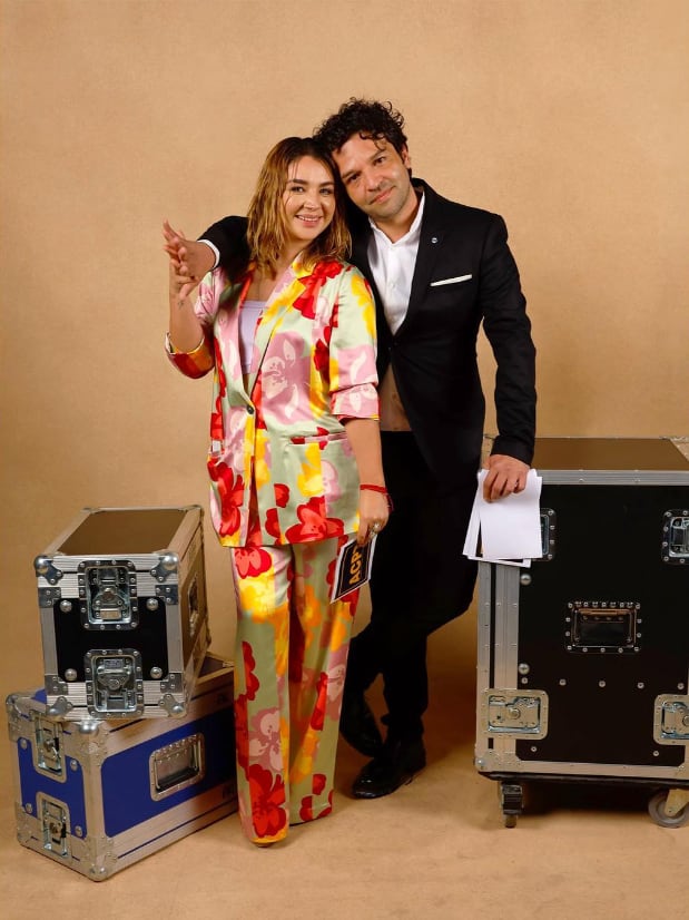Daniela Luján y Mario Alberto Monroy