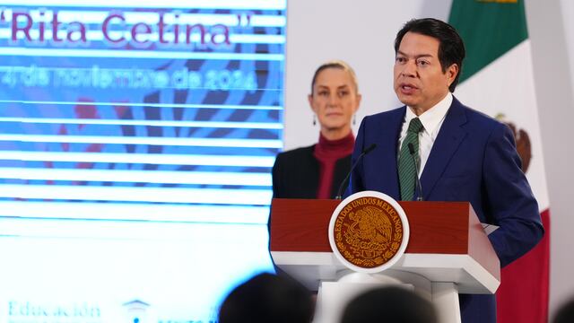 Mario Delgado informa avance de la beca Rita Cetina