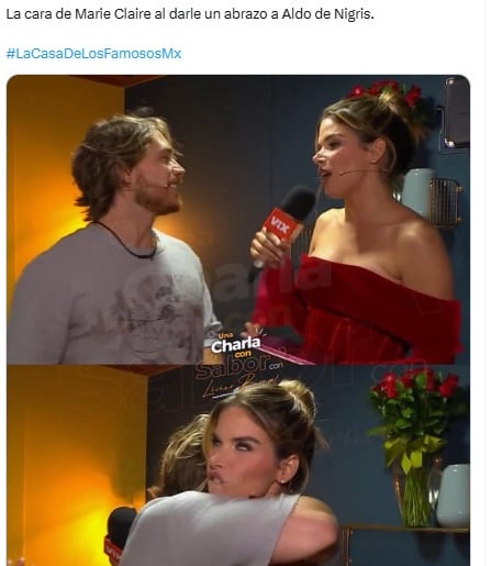 Meme para Aldo Tamez de Nigris de La Casa de los Famosos México 2025.