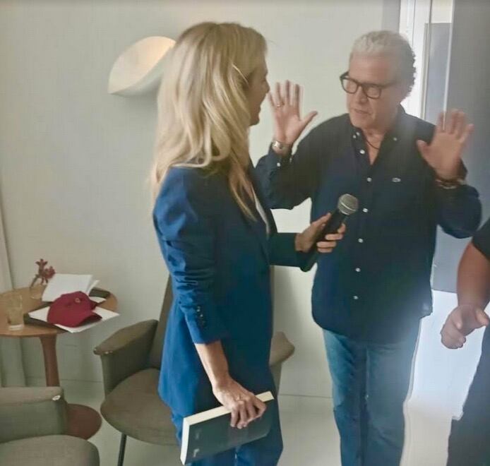 Cayetana Álvarez y Plácido Garza