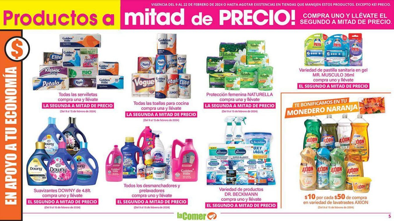 La Comer: Ofertas en tienda segundo a mitad de precio