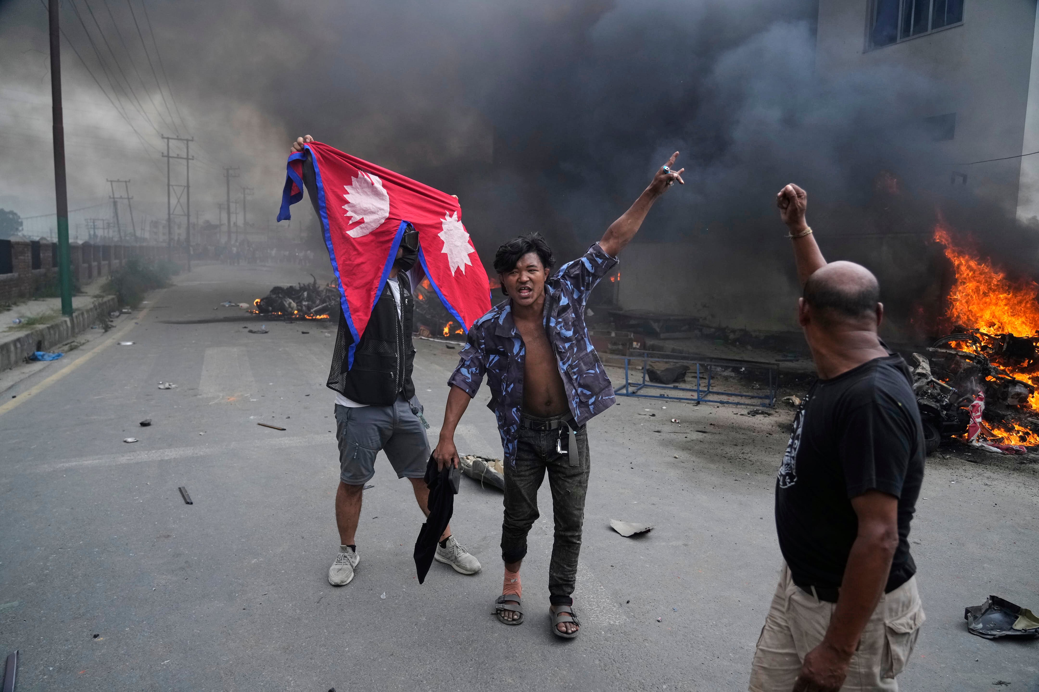 Protestas violentas en Nepal
