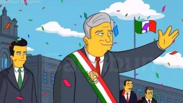 AMLO EPN Simpsons